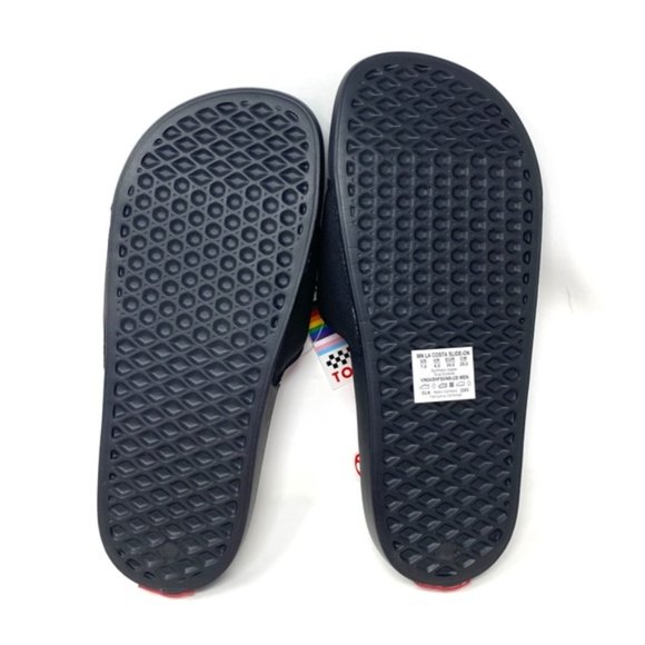 🔥HOT SALE🔥VANS La Costa Slide Pride Black Sandals Men’s Size VN0A5HF5AN8 - Picture 6 of 8